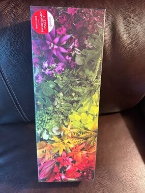 Galison Plant Life 1000-Piece Rainbow Botanical Jigsaw Puzzle. Complete